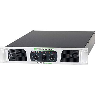 Pronomic Etapa de Potencia 2x 1000 Watt, THD: IMD 60 Hz y 7 KHz Potencia de salida (8 Ohm): 2x 400 Watt RMS, Potencia de salida (4 Ohm): 2x 700 Watt RMS, Impedancia de entrada: 10 kOhm Pronomic Etapa de Potencia 2x 1000 Watt, THD: IMD 60 Hz y 7 KHz Potencia de salida (8 Ohm): 2x 400 Watt RMS, Potencia de salida (4 Ohm): 2x 700 Watt RMS, Impedancia de entrada: 10 kOhm