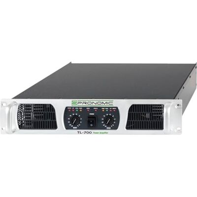 Pronomic Etapa de Potencia 2x 1600 Vatios, 035%, IMD 60 Hz y 7 KHz Etapa de potencia para rack de 19" con 2 U, Potencia de salida (8 Ohm): 2 x 700 vatios RMS, Impedancia de entrada: 10 kOhm Pronomic Etapa de Potencia 2x 1600 Vatios, 035%, IMD 60 Hz y 7 KHz Etapa de potencia para rack de 19" con 2 U, Potencia de salida (8 Ohm): 2 x 700 vatios RMS, Impedancia de entrada: 10 kOhm
