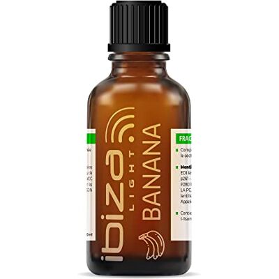 Ibiza SMOKE-BANANA Perfume para máquina de humo Aroma de plátano Ibiza SMOKE-BANANA Perfume para máquina de humo Aroma de plátano