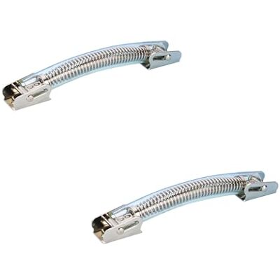 Adam Hall Hardware 3428 M2 AH 2x Asa de correa con mango de PVC transparente, 210 mm Adam Hall Hardware 3428 M2 AH 2x Asa de correa con mango de PVC transparente, 210 mm