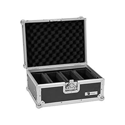 ROADINGER Flightcase EC-4AC 4x Baterías Flat Light Series Práctica funda de transporte para Eurolite Flat Lights ROADINGER Flightcase EC-4AC 4x Baterías Flat Light Series Práctica funda de transporte para Eurolite Flat Lights