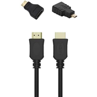 Unico Cable HDMI con adaptador mini HDMI Unico Cable HDMI con adaptador mini HDMI