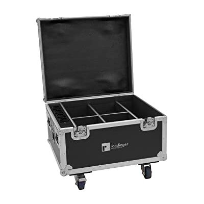 ROADINGER Flightcase 4X Akku Ip Par 7 Qcl Wdmx con función de carga ROADINGER Flightcase 4X Akku Ip Par 7 Qcl Wdmx con función de carga