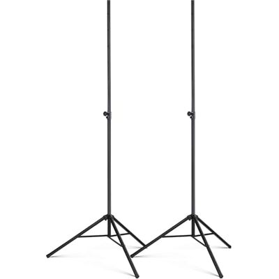 Showlite Set De 2 Trípodes De Iluminación LS-270S MKII, Carga máx.: 50 kg Soporte estable para luces y altavoces para uso móvil, Fijación del tubo telescópico mediante pasador de seguridad, 60 a 2 Showlite Set De 2 Trípodes De Iluminación LS-270S MKII, Carga máx.: 50 kg Soporte estable para luces y altavoces para uso móvil, Fijación del tubo telescópico mediante pasador de seguridad, 60 a 2