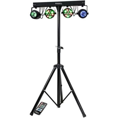 Ibiza Light DJLIGHT60 Proyectores portátiles, 2 unidades, 12 ledes RGBBB de 1 W, 2 Moon Flower LED RGBWA, DMX, mando a distancia Ibiza Light DJLIGHT60 Proyectores portátiles, 2 unidades, 12 ledes RGBBB de 1 W, 2 Moon Flower LED RGBWA, DMX, mando a distancia