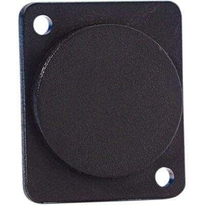 Adam Hall 7839 Panel ciego Orificio XRL universal, plástico, negro Adam Hall 7839 Panel ciego Orificio XRL universal, plástico, negro