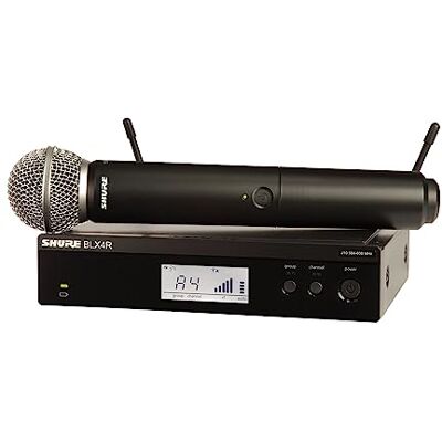 Shure blx24r/SM58 Stage/Performance micrófono inalámbrico Negro – Microphones (Stage/Performance micrófono, inalámbrico, 662 – 686, batería/Pila, LR6, Alcalino) Shure blx24r/SM58 Stage/Performance micrófono inalámbrico Negro – Microphones (Stage/Performance micrófono, inalámbrico, 662 – 686, batería/Pila, LR6, Alcalino)