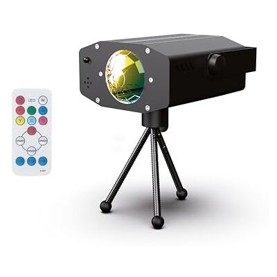R-MUSIC – Disco SPOT – Foco LED RGB con trípode + mando a distancia – Proyección 180° – Luz de escenario animada a la música – Efecto de luz LED RGB – Trípode – para fiesta, DJ, bar, club R-MUSIC – Disco SPOT – Foco LED RGB con trípode + mando a distancia – Proyección 180° – Luz de escenario animada a la música – Efecto de luz LED RGB – Trípode – para fiesta, DJ, bar, club