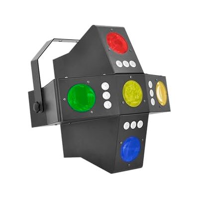 N-Gear DB-43 Luces Discoteca LED Efecto Derby y Estroboscopio 2en1 Activado por Sonido Iluminación DJ Fiesta RGB Proyector Flash Escenario Bar Club Karaoke Equipo Música N-Gear DB-43 Luces Discoteca LED Efecto Derby y Estroboscopio 2en1 Activado por Sonido Iluminación DJ Fiesta RGB Proyector Flash Escenario Bar Club Karaoke Equipo Música