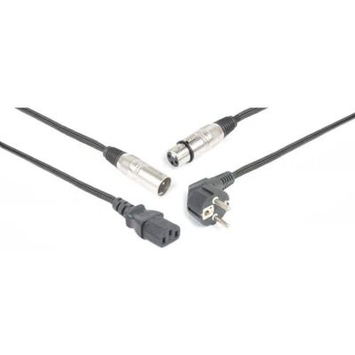 Power Dynamics PD Connex CX02-20 Cable combinado Schuko y XLR 20 m Alimentación y audio en un solo cable, conectores Schuko, IEC y XLR, hasta 16A, instalación limpia Power Dynamics PD Connex CX02-20 Cable combinado Schuko y XLR 20 m Alimentación y audio en un solo cable, conectores Schuko, IEC y XLR, hasta 16A, instalación limpia