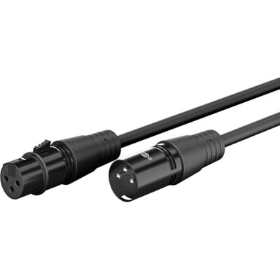 goobay XLR macho de 3 pines a XLR hembra de 10 m – Cable de micrófono y audio balanceado para micrófono, consola de mezcla, interfaz de audio, DJ y equipo de estudio – 80042 goobay XLR macho de 3 pines a XLR hembra de 10 m – Cable de micrófono y audio balanceado para micrófono, consola de mezcla, interfaz de audio, DJ y equipo de estudio – 80042