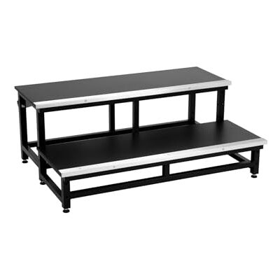 STEINIGKE ALUTRUSS BE-1 Escalera de 20/40 cm, sistema de escaleras de 2 niveles para elementos de escenario ALUTRUSS BE STEINIGKE ALUTRUSS BE-1 Escalera de 20/40 cm, sistema de escaleras de 2 niveles para elementos de escenario ALUTRUSS BE