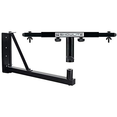 Showlite Set de Travesaño Transversal SAT-02 T con Soporte de Pared Travesaño para 2 focos, Ancho ajustable sin escalas de 35 cm a 53 cm, Se monta sobre tubo de trípode de 35 mm, Longitud: 42 Showlite Set de Travesaño Transversal SAT-02 T con Soporte de Pared Travesaño para 2 focos, Ancho ajustable sin escalas de 35 cm a 53 cm, Se monta sobre tubo de trípode de 35 mm, Longitud: 42