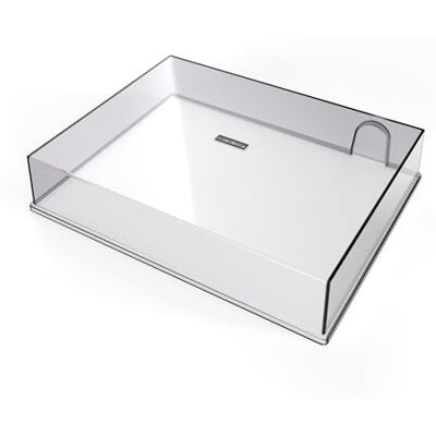 Reloop Abdeckhaube RP-7 Cubierta protectora con ajuste preciso, Fabricada en plástico resistente y dimensionalmente estable, Protege el tocadiscos de manera fiable contra el polvo, los arañazos y el Reloop Abdeckhaube RP-7 Cubierta protectora con ajuste preciso, Fabricada en plástico resistente y dimensionalmente estable, Protege el tocadiscos de manera fiable contra el polvo, los arañazos y el