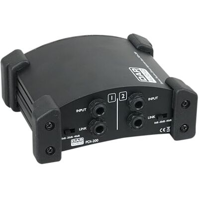 DAP-Audio PDI-200 Caja directa, estéreo pasivo DAP-Audio PDI-200 Caja directa, estéreo pasivo
