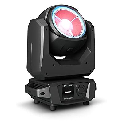 Cameo Beam Moving Head Cabezal con anillo LED y giro continuo Cameo Beam Moving Head Cabezal con anillo LED y giro continuo
