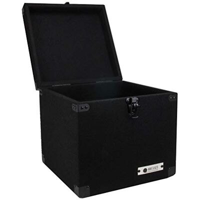 Odyssey Carpeted LP Case con Hardware Superficial del Soporte para 90 LP del Vinilo Odyssey Carpeted LP Case con Hardware Superficial del Soporte para 90 LP del Vinilo