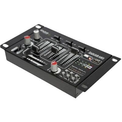 Ibiza DJ21USB-MKII Mezclador de 4 vías/7 canales con varias entradas USB Negro Ibiza DJ21USB-MKII Mezclador de 4 vías/7 canales con varias entradas USB Negro