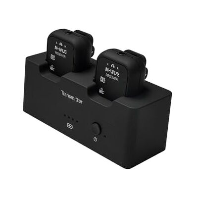 M-VAVE WP-12 Sistema de monitorización intraauditiva inalámbrica Transmisión de Audio de 2,4 GHz, 24 bits/48 kHz, Alcance de 30 m, batería de Larga duración, múltiples Modos M-VAVE WP-12 Sistema de monitorización intraauditiva inalámbrica Transmisión de Audio de 2,4 GHz, 24 bits/48 kHz, Alcance de 30 m, batería de Larga duración, múltiples Modos