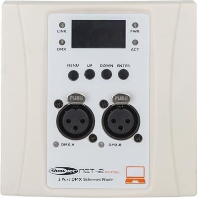 Showtec Panel NET-2, 3 pines, color blanco Showtec Panel NET-2, 3 pines, color blanco