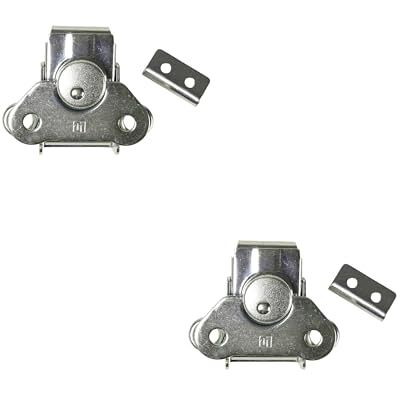 Adam Hall Hardware 17290 CM 2 AH 2x Cerradura de mariposa con gancho, acero galvanizado Adam Hall Hardware 17290 CM 2 AH 2x Cerradura de mariposa con gancho, acero galvanizado