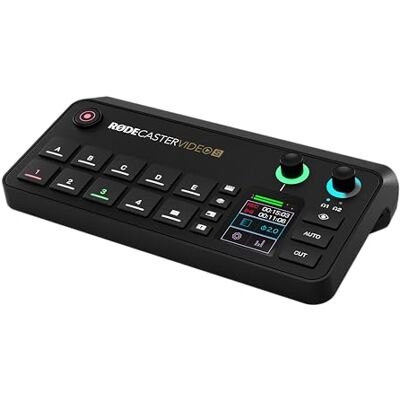 RØDE Caster Video S – Conmutador de vídeo para podcasts y Interfaz de Audio – Multicámara, 4 entradas de Video (HDMI y USB), 1080p60, Escenas de múltiples Fuentes RØDE Caster Video S – Conmutador de vídeo para podcasts y Interfaz de Audio – Multicámara, 4 entradas de Video (HDMI y USB), 1080p60, Escenas de múltiples Fuentes