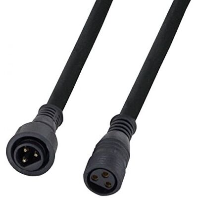 LEDJ Exterior Spectra Series Power 3-Pin Macho Hembra LEDJ Exterior Spectra Series Power 3-Pin Macho Hembra