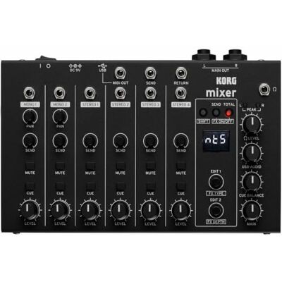 Korg Nu:Tekt NTS-4 Mixer Kit de Mezclador de Audio de 6 Canales e Interfaz de Audio con Efectos Korg Nu:Tekt NTS-4 Mixer Kit de Mezclador de Audio de 6 Canales e Interfaz de Audio con Efectos