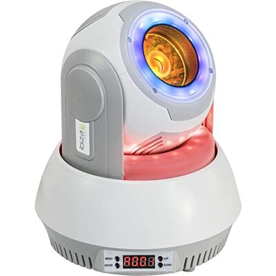 Ibiza STAR-BEAM-WH 40W RGBB BEAM con 2 anillos de luz ambiental Blanco Ibiza STAR-BEAM-WH 40W RGBB BEAM con 2 anillos de luz ambiental Blanco