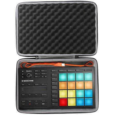 co2CREA Funda de Viaje para Native Maschine Mikro Mk3 Drum Controller Estuche de Almacenamiento Protector, Shell EVA, Caso Solo co2CREA Funda de Viaje para Native Maschine Mikro Mk3 Drum Controller Estuche de Almacenamiento Protector, Shell EVA, Caso Solo