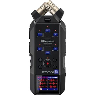 Zoom a 32-bit con Coma Flotante, accesibilidad, 6 Pistas, micros estéreo, 4 entradas XLR/TRS, Interface de Audio, para músicos, podcasters y cineastas Zoom a 32-bit con Coma Flotante, accesibilidad, 6 Pistas, micros estéreo, 4 entradas XLR/TRS, Interface de Audio, para músicos, podcasters y cineastas