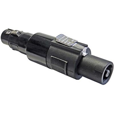 keepdrum Adaptador Speakon macho XLR hembra de 3 pines a conector Speakon keepdrum Adaptador Speakon macho XLR hembra de 3 pines a conector Speakon
