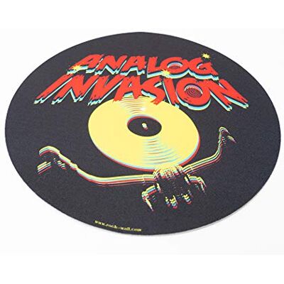 Rock on Wall AR00333 Fieltro para Tocadiscos de Vinilo, analógico Rock on Wall AR00333 Fieltro para Tocadiscos de Vinilo, analógico