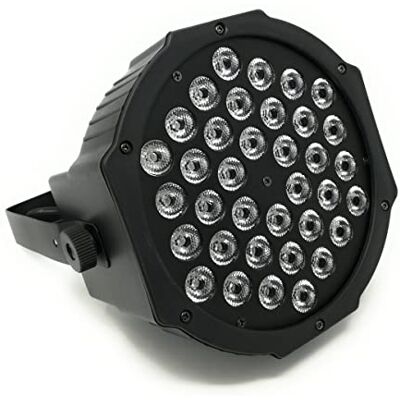 LEOFLA Foco RGB 36 W con 36 LED de varios colores para discoteca, sensor sonoro luz de colores LEOFLA Foco RGB 36 W con 36 LED de varios colores para discoteca, sensor sonoro luz de colores