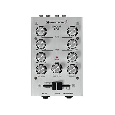 Omnitronic Gnome 202 mini mixer silver Omnitronic Gnome 202 mini mixer silver