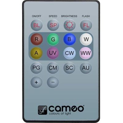 Cameo Q de Spot Remote 2 – Mando a distancia por infrarrojos para Q de focos (V2) Cameo Q de Spot Remote 2 – Mando a distancia por infrarrojos para Q de focos (V2)