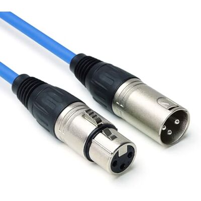 keepdrum DMX004 BL 10m DMX Kabel Blau 3-pol XLR Lichtkabel 100Ohm 10m keepdrum DMX004 BL 10m DMX Kabel Blau 3-pol XLR Lichtkabel 100Ohm 10m