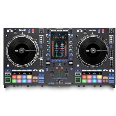 RANE SYSTEM ONE Controlador DJ todo en uno autónomo motorizado con Engine DJ OS, mezcla fluida en 2 platos, Stems FX, Serato DJ Pro, salidas XLR RANE SYSTEM ONE Controlador DJ todo en uno autónomo motorizado con Engine DJ OS, mezcla fluida en 2 platos, Stems FX, Serato DJ Pro, salidas XLR