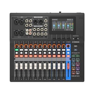 Yamaha MGX12V Mezclador de Audio y Vídeo con LCD Táctil, HDMI USB, Negro Yamaha MGX12V Mezclador de Audio y Vídeo con LCD Táctil, HDMI USB, Negro