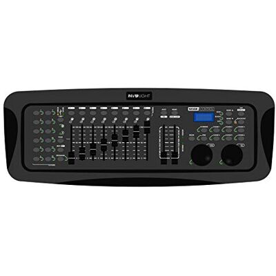 InvoLight DMX-512 Controlador (12 dispositivos con hasta 16 canales DMX, con USB) InvoLight DMX-512 Controlador (12 dispositivos con hasta 16 canales DMX, con USB)