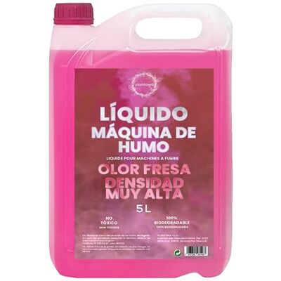 PLANTAWA Líquido Máquina de Humo Alta Densidad 5 L Aroma Fresa Fluido para Máquina de Humo Profesional Niebla Densa y Duradera Ideal para Fiestas, Halloween y Eventos PLANTAWA Líquido Máquina de Humo Alta Densidad 5 L Aroma Fresa Fluido para Máquina de Humo Profesional Niebla Densa y Duradera Ideal para Fiestas, Halloween y Eventos