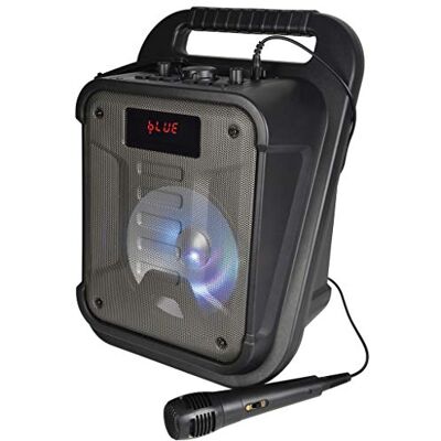 QTX Efecto Aqua: altavoz portátil Bluetooth a prueba de salpicaduras con espectáculo de luz LED 20 W QTX Efecto Aqua: altavoz portátil Bluetooth a prueba de salpicaduras con espectáculo de luz LED 20 W