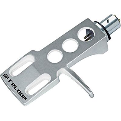 Reloop Headshell silver adecuado para todos los cartuchos de DJ de headhell, hechos de aluminio de alta calid Reloop Headshell silver adecuado para todos los cartuchos de DJ de headhell, hechos de aluminio de alta calid