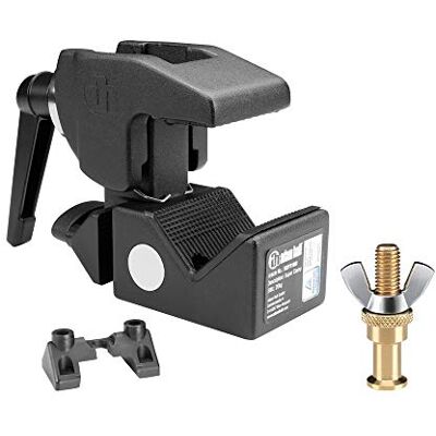 Adam Hall Accessories SUPER CLAMP SET 1 Sargento universal con empuñadura negra y perno SS018 Adam Hall Accessories SUPER CLAMP SET 1 Sargento universal con empuñadura negra y perno SS018