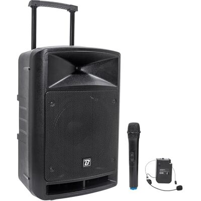 BoomToneDJ Sistema de Sonido portátil Negro 600W con Bluetooth, BoomTone DJ . Lector USB, SD y micrófono de Mano y Diadema VHF incluidos. Ideal para DJ, Karaoke, espectáculos callejeros y BoomToneDJ Sistema de Sonido portátil Negro 600W con Bluetooth, BoomTone DJ . Lector USB, SD y micrófono de Mano y Diadema VHF incluidos. Ideal para DJ, Karaoke, espectáculos callejeros y