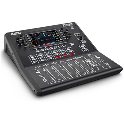 ALTO mezclador digital de 16 canales con Bluetooth y display de 7 pulgadas, faders táctiles, EQ y FX, control por app, para mezclar el sonido en directo en pequeños recintos ALTO mezclador digital de 16 canales con Bluetooth y display de 7 pulgadas, faders táctiles, EQ y FX, control por app, para mezclar el sonido en directo en pequeños recintos