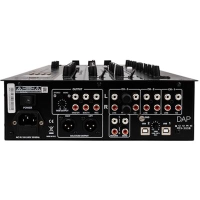 DAP-Audio CORE MIX-3 Mezclador de DJ (USB, 3 canales, interfaz USB) DAP-Audio CORE MIX-3 Mezclador de DJ (USB, 3 canales, interfaz USB)