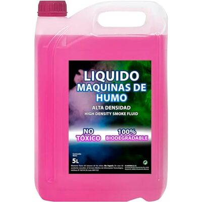 PLANTAWA Líquido Máquina de Humo Alta Densidad 5L Efecto Niebla Densa y Duradera Fluido Compatible con Todas Las Máquinas de Humo Ideal para Fiestas, Eventos y Escenarios PLANTAWA Líquido Máquina de Humo Alta Densidad 5L Efecto Niebla Densa y Duradera Fluido Compatible con Todas Las Máquinas de Humo Ideal para Fiestas, Eventos y Escenarios