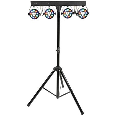 QTX Soporte de iluminación LED activado por música El kit completo QTX Soporte de iluminación LED activado por música El kit completo