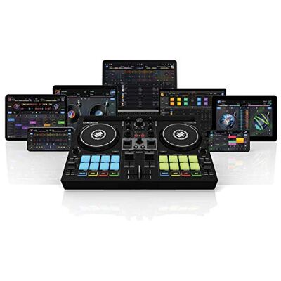 Reloop Buddy Controlador DJ De 2 Canales Compacto Para Algoriddim Djay Pro En iOS, iPadOS, Android, Mac Y PC Con Pads De Rendimiento RGB, Paletas FX Y Control Neural Mix, Conexión USB, (Negro) Reloop Buddy Controlador DJ De 2 Canales Compacto Para Algoriddim Djay Pro En iOS, iPadOS, Android, Mac Y PC Con Pads De Rendimiento RGB, Paletas FX Y Control Neural Mix, Conexión USB, (Negro)